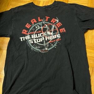 Realtree Black Graphic Men's T-Shirt